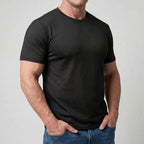 Arden - Camiseta de cuello redondo ultraconfortable para hombre