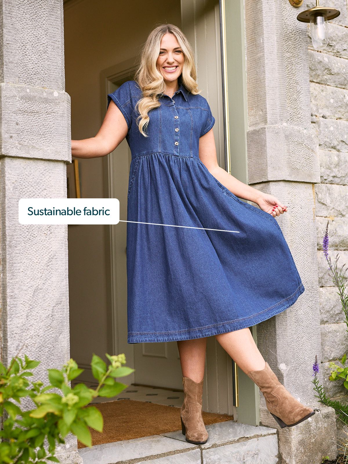 Vestido Vaquero Midi