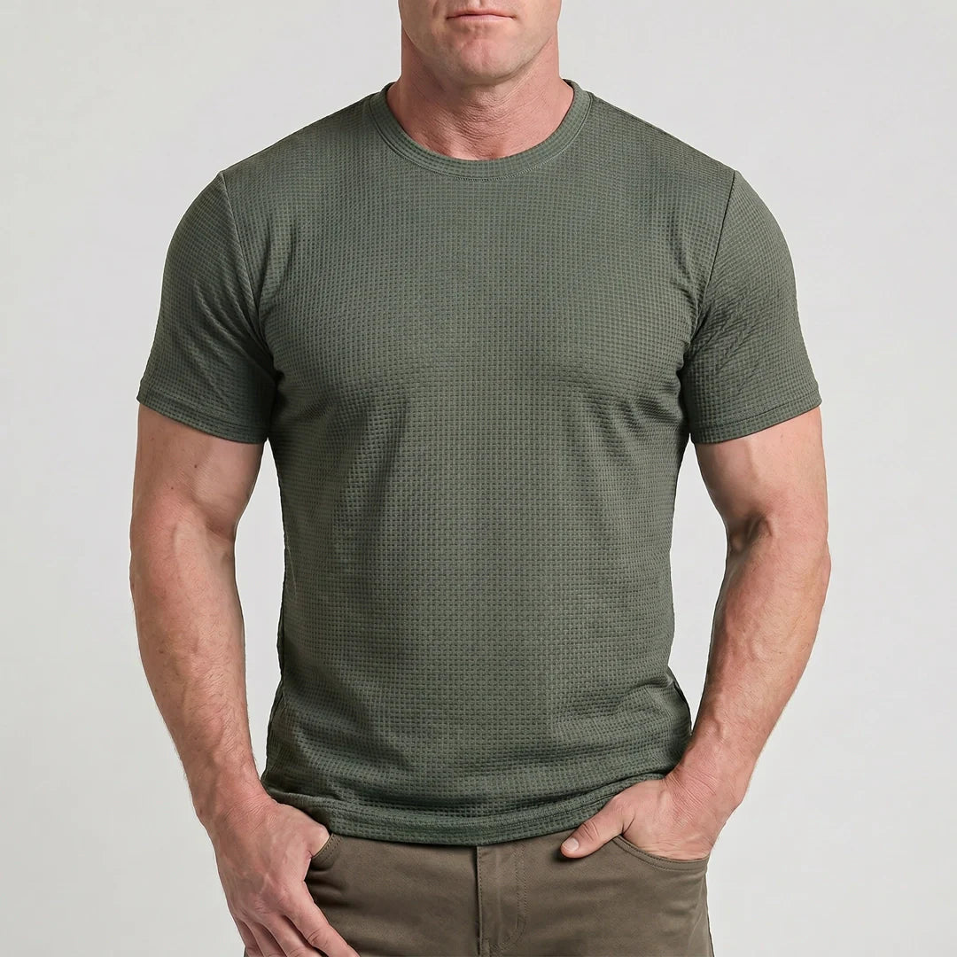 Arden - Camiseta de cuello redondo ultraconfortable para hombre